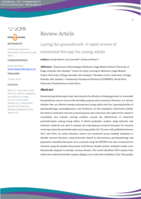 Laying the groundwork: A rapid review of existential therapy for young adults