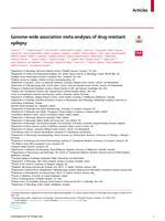 Genome-wide association meta-analyses of drug-resistant epilepsy