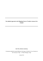 The judicial approach to the mitigating factor of youth in Aotearoa New Zealand