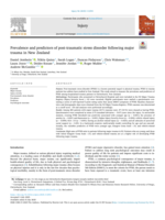 Prevalence and predictors of post-traumatic stress disorder following major trauma in New Zealand