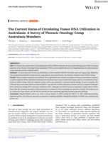 The Current Status of Circulating Tumor DNA Utilization in Australasia: A Survey of Thoracic Oncology Group Australasia Members