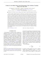 Evidence for the Helicity Barrier from Measurements of the Turbulence Transition Range in the Solar Wind