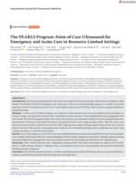 The PEARLS Program: Point-of-Care Ultrasound for Emergency and Acute Care in Resource-Limited Settings