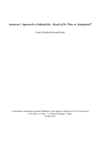 Aotearoa's approach to infanticide: Ahead of its time or antiquated?