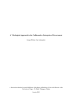 A teleological approach to the collaborative enterprise of Government