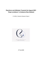 Reactions and Attitudes Towards the August 2021 'Snap Lockdown' in Aotearoa New Zealand