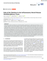 Role of the Dietitian in the Inflammatory Bowel Disease Multidisciplinary Team