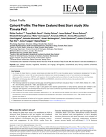 Cohort Profile: The New Zealand Best Start study (Kia Tīmata Pai)