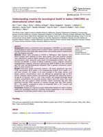 Understanding creatine for neurological health in babies (UNICORN): an observational cohort study