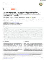 An Inexpensive and Ultrasound‐Compatible Lumbar Puncture Model Using SCOBY as an Effective Simulation Tool: The DIY LP Study