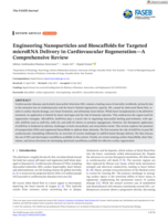 Engineering Nanoparticles and Bioscaffolds for Targeted microRNA Delivery in Cardiovascular Regeneration—A Comprehensive Review