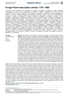 Fungal Planet description sheets: 1781–1866