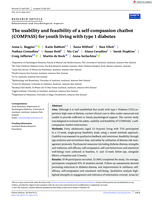 The usability and feasibility of a self-compassion chatbot (COMPASS) for youth living with type 1 diabetes