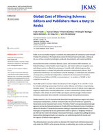 Global Cost of Silencing Science: Editors and Publishers Have a Duty to Resist