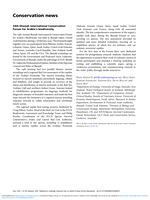 24th Sharjah International Conservation Forum for Arabia’s biodiversity