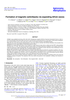Formation of magnetic switchbacks via expanding Alfvén waves