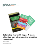Balancing fear with hope: A more effective way of promoting smoking cessation?
