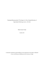 Patenting pharmaceuticals? The impact of a New Zealand doctrine of equivalents following Actavis v Eli Lilly