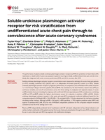 Soluble urokinase plasminogen activator receptor (suPAR) for risk stratification from undifferentiated acute chest pain through to convalescence after acute coronary syndromes