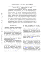 Incommensuration in odd-parity antiferromagnets