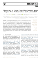 The drivers of Lower Crustal Earthquakes Along Magma-Poor Portions of the East African Rift