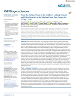 From the Surface Ocean to the Seafloor: Linking Modern and Paleo-Genetics at the Sabrina Coast, East Antarctica (IN2017_V01)