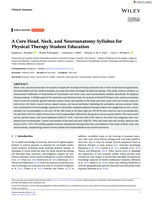 A Core Head, Neck, and Neuroanatomy Syllabus for Physical Therapy Student Education