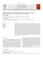 Exploring health and wellbeing impacts of summer indoor overheating on public housing tenants: A mixed-methods study in Wellington, New Zealand