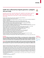 SUDEP risk is influenced by longevity genomics: a polygenic risk score study