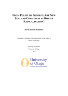 From pulpit to protest: Are New Zealand Christians at risk of radicalisation?