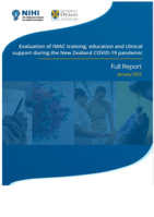 Evaluation of IMAC training, education and clinical support during the New Zealand COVID-19 pandemic: Full Report
