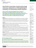 Asia Pacific Association of Gastroenterology consensus statements on histopathological evaluation of inflammatory bowel diseases