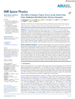 The Effect of Intense Chorus Waves on the Storm‐Time Outer Radiation Belt Relativistic Electron Dynamics