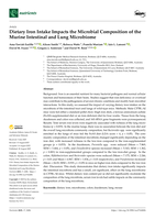 Dietary Iron Intake Impacts the Microbial Composition of the Murine Intestinal and Lung Microbiome