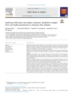 Exploring child abuse and neglect responses: Qualitative insights from oral health practitioners in Aotearoa New Zealand