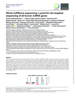 Whole-miRNome sequencing: a panel for the targeted sequencing of all human miRNA genes