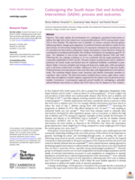 Co-designing the South Asian Diet and Activity Intervention (SADAI): Process and Outcomes