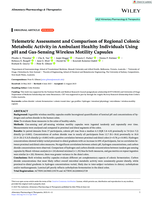 Telemetric Assessment and Comparison of Regional Colonic Metabolic Activity in Ambulant Healthy Individuals Using pH and Gas‐Sensing Wireless Motility Capsules