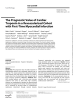 The Prognostic Value of Cardiac Troponin in a Revascularized Cohort with First-time Myocardial Infarction
