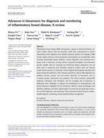 Advances in biosensors for diagnosis and monitoring of inflammatory bowel disease: A review