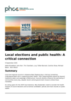 Local elections and public health: A critical connection
