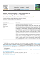 Planning for driving cessation: a cross-sectional study of community dwelling older drivers (NZPATHS)