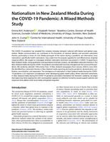 Nationalism in New Zealand Media During the COVID-19 Pandemic: a Mixed Methods study