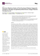 Precision Medicine Study of Post-Exertional Malaise Epigenetic Changes in Myalgic Encephalomyelitis/Chronic Fatigue Patients During Exercise
