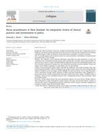 Nurse practitioners in New Zealand: An integrative review of clinical practice and involvement in policy
