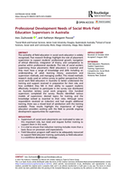 Professional Development Needs of Social Work Field Education Supervisors in Australia
