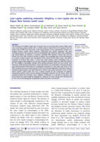 Late Lapita seafaring networks: Giligilina, a new Lapita site on the Papua New Guinea south coast