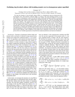 Oscillating ring ferrodark solitons with breathing nematic core in a homogeneous spinor superfluid