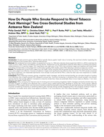 How Do People Who Smoke Respond to Novel Tobacco Pack Warnings? Two Cross-Sectional Studies from Aotearoa New Zealand