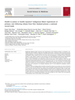 Health in justice or health injustice? Indigenous Māori experiences of primary care following release from New Zealand prisons: a national record study